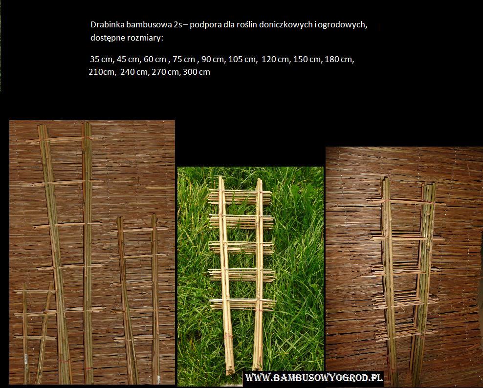 Drabinka bambusowa 2s