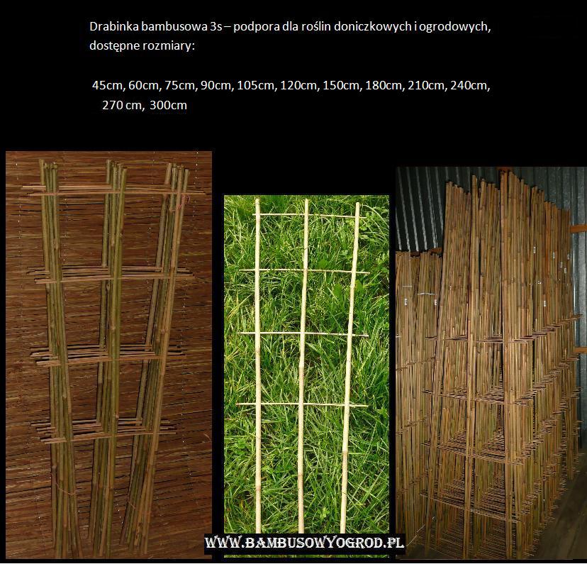 Drabinka bambusowa 3s