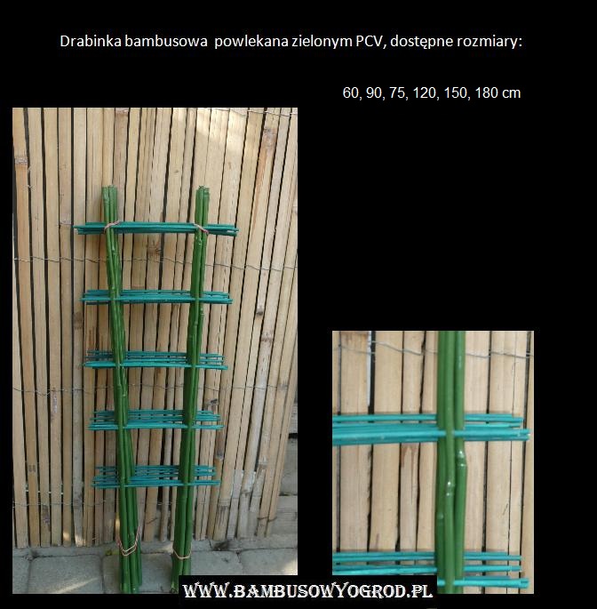 Drabinka bambusowa PCV